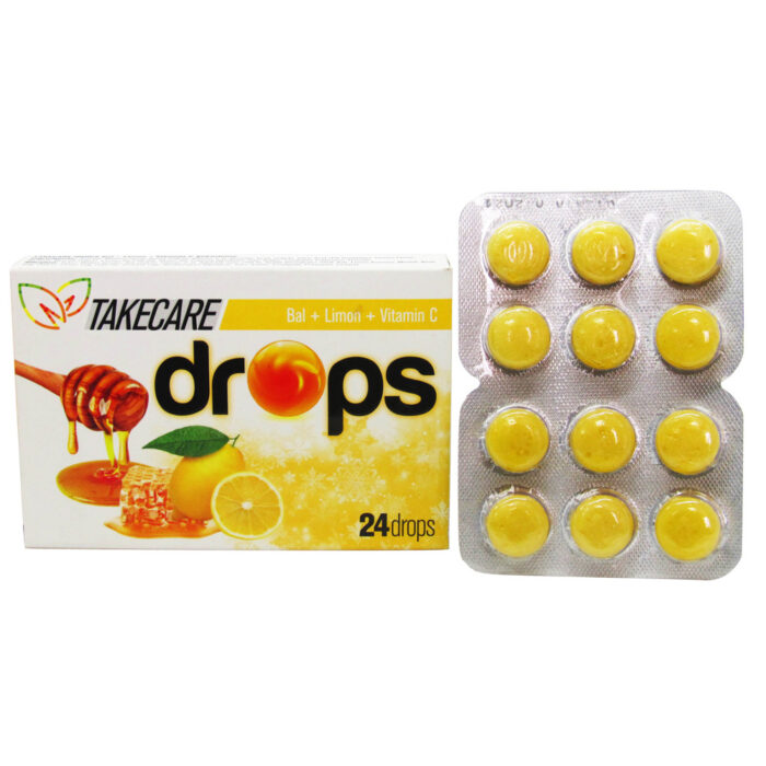 TakeCare Bal + Limon + Vitamin C Drops
